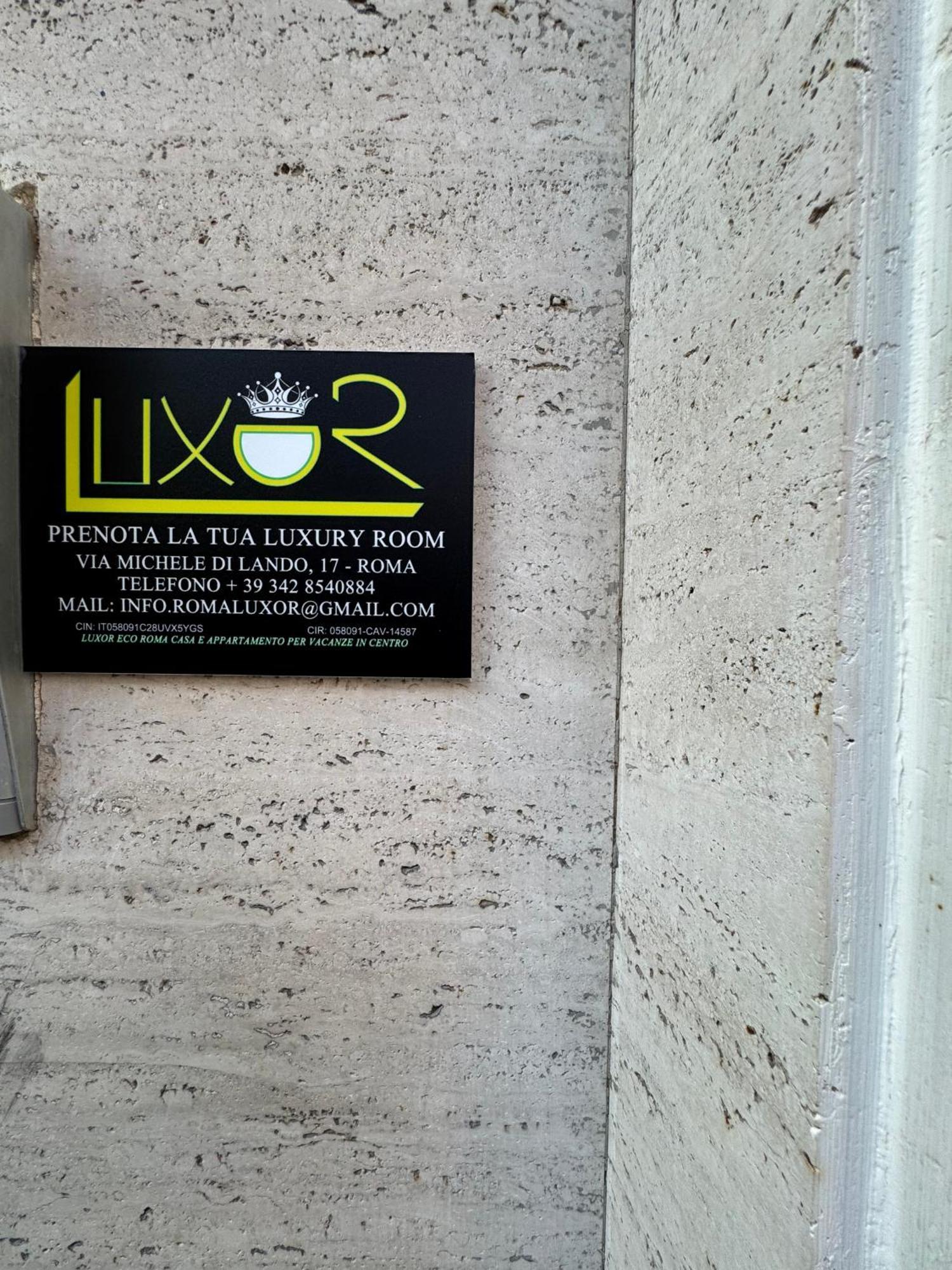 Luxor Eco Roma Casa E Appartamento Per Vacanze In Centro Piazza Bologna, Colosseo, Piazza Di Spagna, Vaticano, San Pietro, Sapienza, Fontana Di Trevi, Piazza Navona, Trastevere, Tiburtina, Termini, Aeroporto Exterior photo